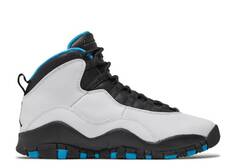 Кроссовки AIR JORDAN 10 RETRO GS &apos;POWDER BLUE&apos; 2014, белый