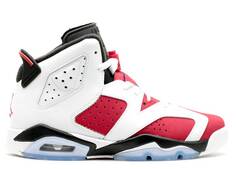 Кроссовки AIR JORDAN 6 RETRO BG &apos;CARMINE&apos;, белый