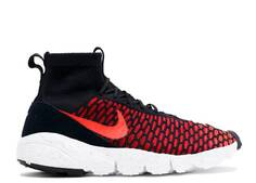 Кроссовки Nike AIR FOOTSCAPE MAGISTA FLYKNIT &apos;BLACK GYM RED&apos;, черный