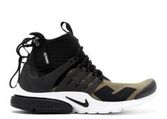 Кроссовки Nike ACRONYM X AIR PRESTO MID &apos;OLIVE&apos;, оливковый