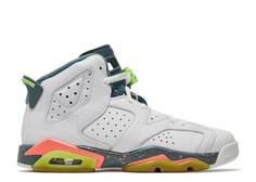 Кроссовки AIR JORDAN 6 RETRO GS &apos;BRIGHT MANGO&apos;, белый