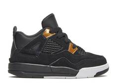 Кроссовки AIR JORDAN 4 RETRO BT &apos;ROYALTY&apos;, черный