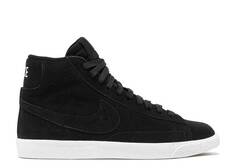 Кроссовки Nike BLAZER MID PREMIUM GS &apos;BLACK SUMMIT WHITE&apos;, черный