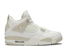 Кроссовки AIR JORDAN 4 RETRO GS &apos;LINEN&apos;, белый