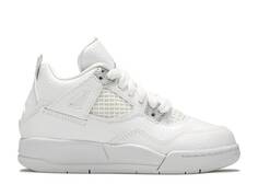 Кроссовки AIR JORDAN 4 RETRO PS &apos;PURE MONEY&apos;, белый