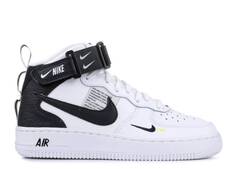 Кроссовки Nike AIR FORCE 1 MID LV8 GS &apos;WHITE BLACK&apos;, белый