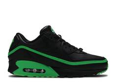 Кроссовки Nike UNDEFEATED X AIR MAX 90 &apos;BLACK GREEN SPARK&apos;, черный