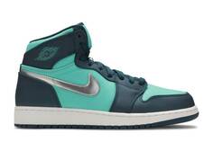 Кроссовки AIR JORDAN 1 RETRO HIGH GS &apos;HYPER JADE&apos;, зеленый