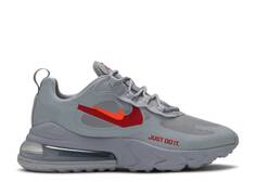Кроссовки Nike AIR MAX 270 REACT &apos;JUST DO IT - WOLF GREY&apos;, серый