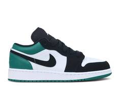 Кроссовки AIR JORDAN 1 LOW GS &apos;MYSTIC GREEN&apos;, белый