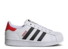 Кроссовки Adidas RUN DMC X SUPERSTAR LITTLE KIDS &apos;50TH ANNIVERSARY&apos;, белый