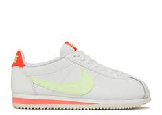 Кроссовки Nike WMNS CLASSIC CORTEZ LEATHER &apos;VOLT FLASH CRIMSON&apos;, белый