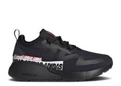 Кроссовки Adidas ZX 2K J &apos;WORDMARK HEEL STRIPE - BLACK&apos;, черный