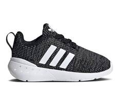 Кроссовки Adidas SWIFT RUN 22 I &apos;BLACK WHITE&apos;, черный