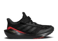 Кроссовки Adidas EQ21 RUN VELCRO J &apos;BLACK VIVID RED&apos;, черный