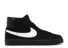Кроссовки Nike ZOOM BLAZER MID SB &apos;BLACK WHITE&apos;, черный