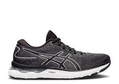 Кроссовки ASICS WMNS GEL NIMBUS 24 WIDE &apos;BLACK WHITE&apos;, черный