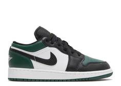 Кроссовки AIR JORDAN 1 LOW GS &apos;GREEN TOE&apos;, зеленый