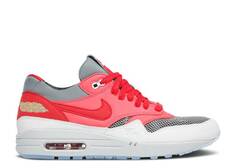 Кроссовки Nike CLOT X AIR MAX 1 &apos;KISS OF DEATH - SOLAR RED&apos; SPECIAL BOX, красный