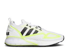 Кроссовки Adidas ZX 2K BOOST &apos;WHITE SOLAR YELLOW&apos;, белый