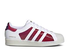 Кроссовки Adidas SUPERSTAR &apos;RED COLOR-SHIFTING PRINT&apos;, белый