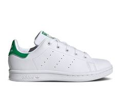 Кроссовки Adidas STAN SMITH PRIMEGREEN LITTLE KID &apos;WHITE GREEN&apos;, белый