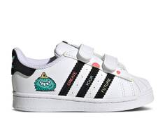 Кроссовки Adidas KEVIN LYONS X SUPERSTAR INFANT &apos;CREATE YOUR FUTURE&apos;, белый