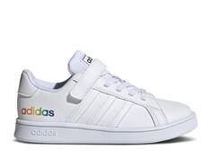 Кроссовки Adidas GRAND COURT J &apos;PRIDE&apos;, белый