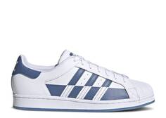 Кроссовки Adidas SUPERSTAR &apos;SPLIT - WHITE CREW BLUE&apos;, белый