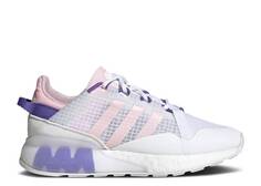 Кроссовки Adidas WMNS ZX 2K BOOST PURE &apos;WHITE CLEAR PINK PURPLE&apos;, белый