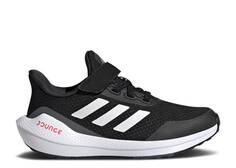 Кроссовки Adidas EQ21 RUN BOUNCE J &apos;BLACK WHITE&apos;, черный