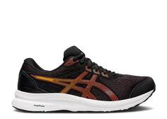 Кроссовки ASICS GEL CONTEND 8 4E WIDE &apos;BLACK CHERRY TOMATO&apos;, черный