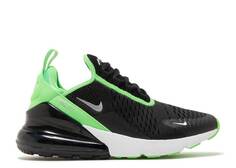 Кроссовки Nike AIR MAX 270 GS &apos;BLACK GREEN STRIKE&apos;, черный