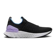 Кроссовки Nike WMNS REACT PHANTOM RUN FLYKNIT 2 &apos;BLACK LILAC&apos;, черный