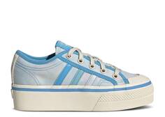 Кроссовки Adidas NIZZA PLATFORM J &apos;ACID WASH - ALMOST BLUE&apos;, синий