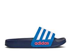 Кроссовки Adidas ADILETTE SHOWER SLIDES J &apos;DARK BLUE WHITE&apos;, синий