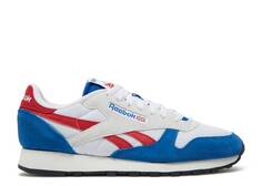 Кроссовки Reebok CLASSIC LEATHER &apos;MAKE IT YOURS - WHITE VECTOR RED BLUE&apos;, синий