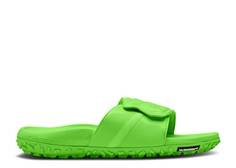 Кроссовки Under Armour FAT TIRE SLIDES &apos;HYPER GREEN&apos;, зеленый