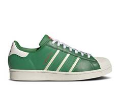 Кроссовки Adidas SUPERSTAR &apos;GREEN BEIGE&apos;, зеленый