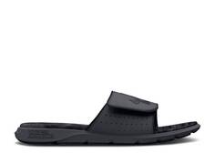 Кроссовки Under Armour IGNITE 7 GRAPHIC STRAP SLIDE &apos;PITCH GREY BLACK&apos;, серый