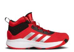 Кроссовки Adidas CROSS &apos;EM UP 5 J WIDE &apos;VIVID RED SILVER METALLIC&apos;, красный