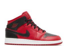 Кроссовки AIR JORDAN 1 MID GS &apos;REVERSE BRED&apos;, красный