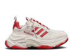 Кроссовки Adidas BALENCIAGA X ADIDAS WMNS TRIPLE S SNEAKER &apos;WHITE RED&apos;, белый