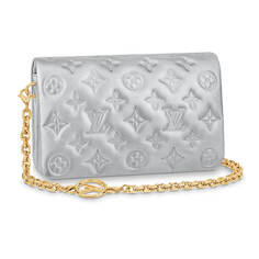 Сумка Louis Vuitton Pochette Coussin, серебристый