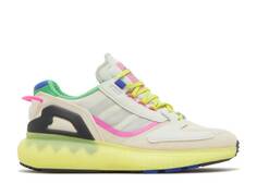 Кроссовки Adidas WMNS ZX 5000 BOOST &apos;WONDER WHITE ACID YELLOW&apos;, белый