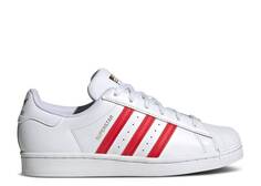 Кроссовки Adidas WMNS SUPERSTAR &apos;WHITE BETTER SCARLET&apos;, белый