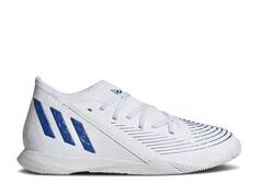 Кроссовки Adidas PREDATOR EDGE.3 IN J &apos;WHITE HI-RES BLUE&apos;, белый