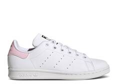 Кроссовки Adidas STAN SMITH BIG KID &apos;WHITE CLEAR PINK&apos;, белый