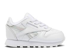 Кроссовки Reebok CLASSIC LEATHER TODDLER &apos;WHITE IRIDESCENT&apos;, белый