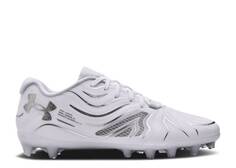 Кроссовки Under Armour COMMAND MC LACROSSE &apos;WHITE METALLIC SILVER&apos;, белый